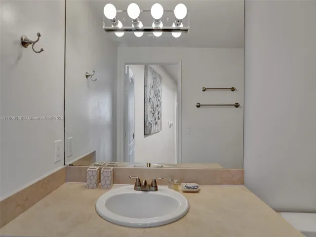 a front view of a multi story building