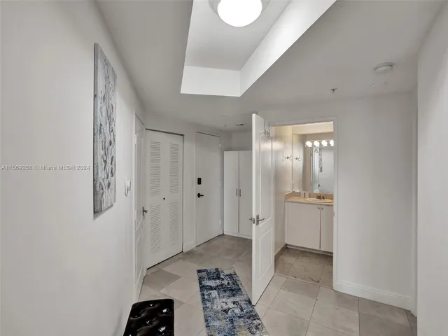 a front view of a building with street view