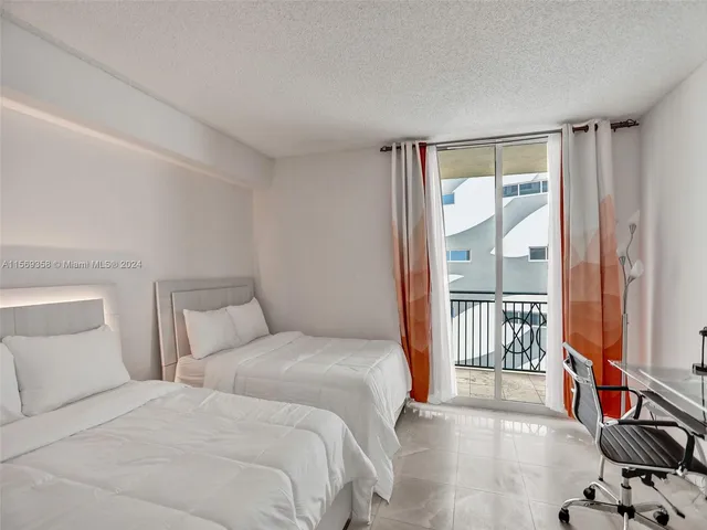 a workspace with wooden floor