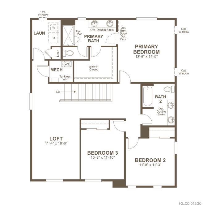 6092 Amerifax Drive Windsor, CO 80528 - Photo 3 of 3 a picture of a park with a white wall and a painting