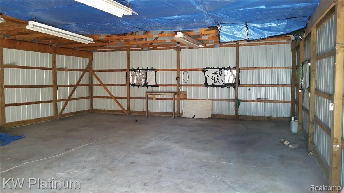 3116 Vincent Road North Street, MI 48049 - Photo 28 of 29 POLE BARN INTERIOR