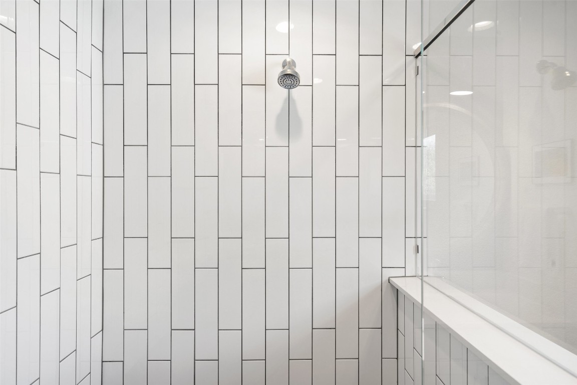 209 Ben Howell Drive, Unit B Austin, TX 78704 - Photo 26 of 39 a view of a bathroom with shower curtain