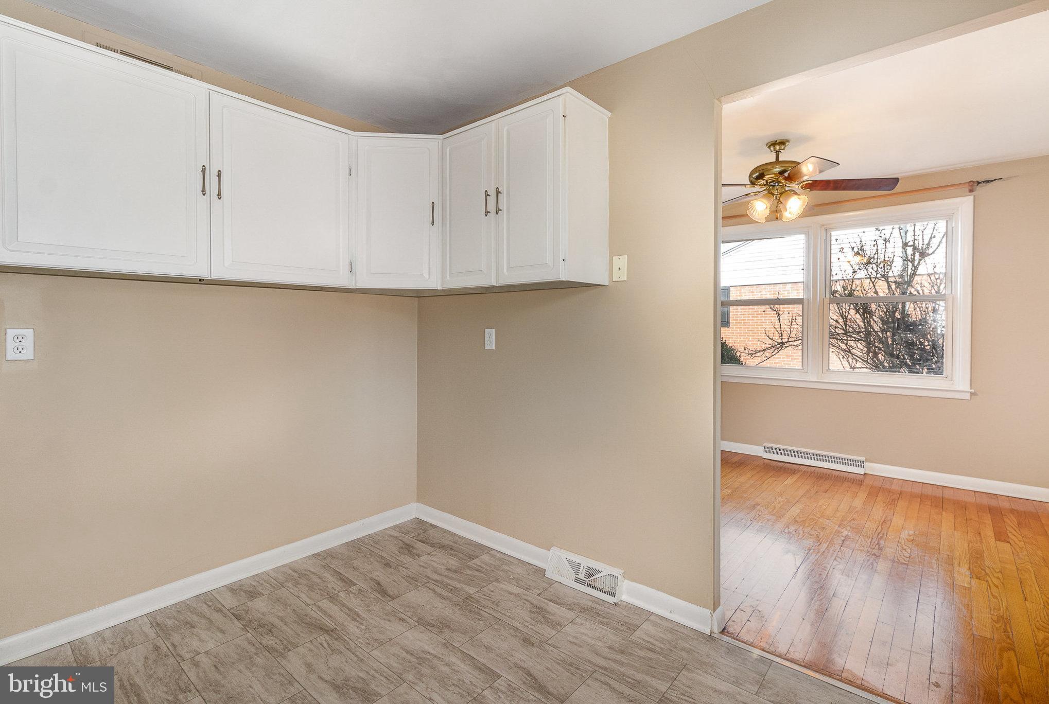 More kitchen cabinets for storage