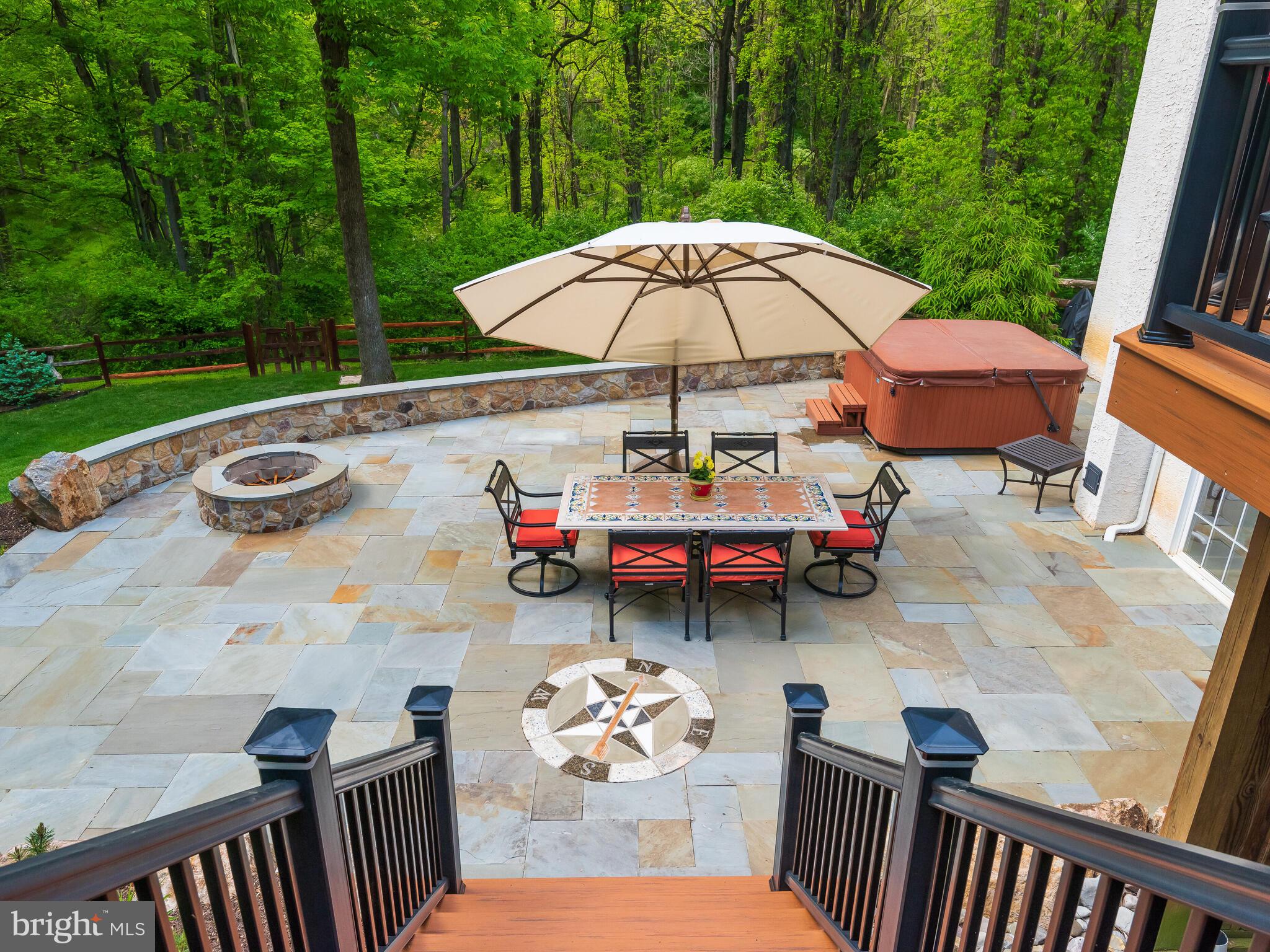 1354 Skelp Level Road Downingtown, PA 19335 - Photo 57 of 76 Patio , firepit and hottub