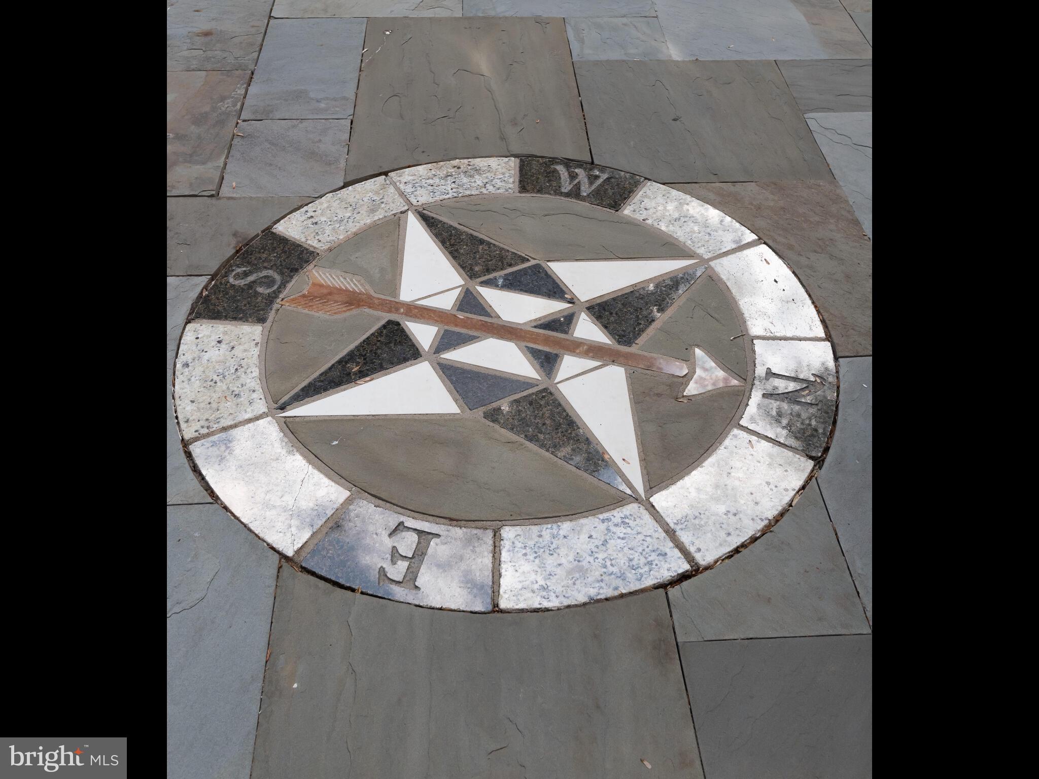 1354 Skelp Level Road Downingtown, PA 19335 - Photo 61 of 76 Medallion in Patio Floor