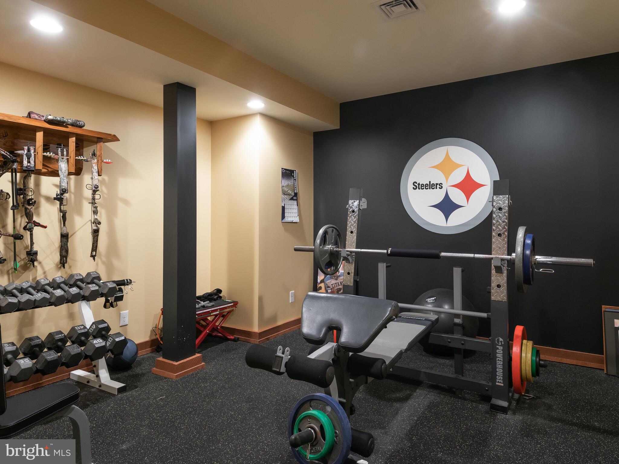 1354 Skelp Level Road Downingtown, PA 19335 - Photo 70 of 76 Lower Level Weight Room