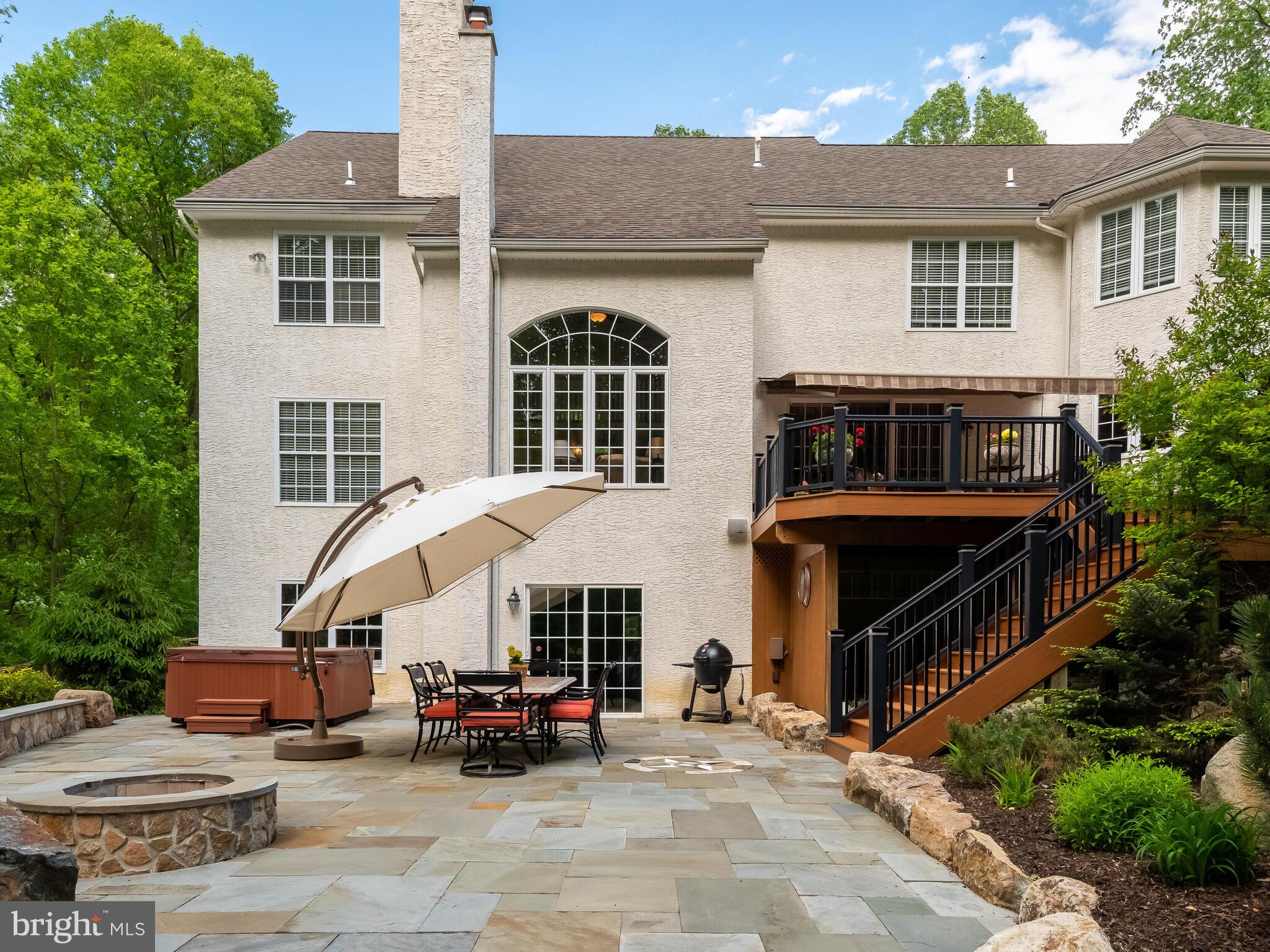 1354 Skelp Level Road Downingtown, PA 19335 - Photo 73 of 76 Back of home, view of patio