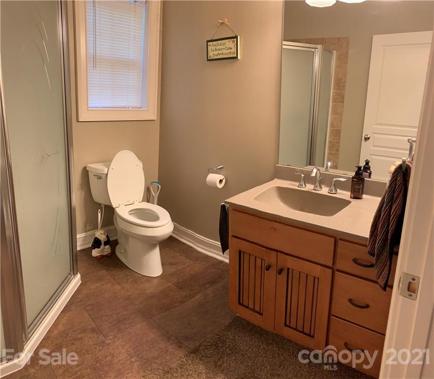 259 Beechtree Circle Rutherfordton, NC 28139 - Photo 22 of 48 a bathroom with a sink a toilet and mirror