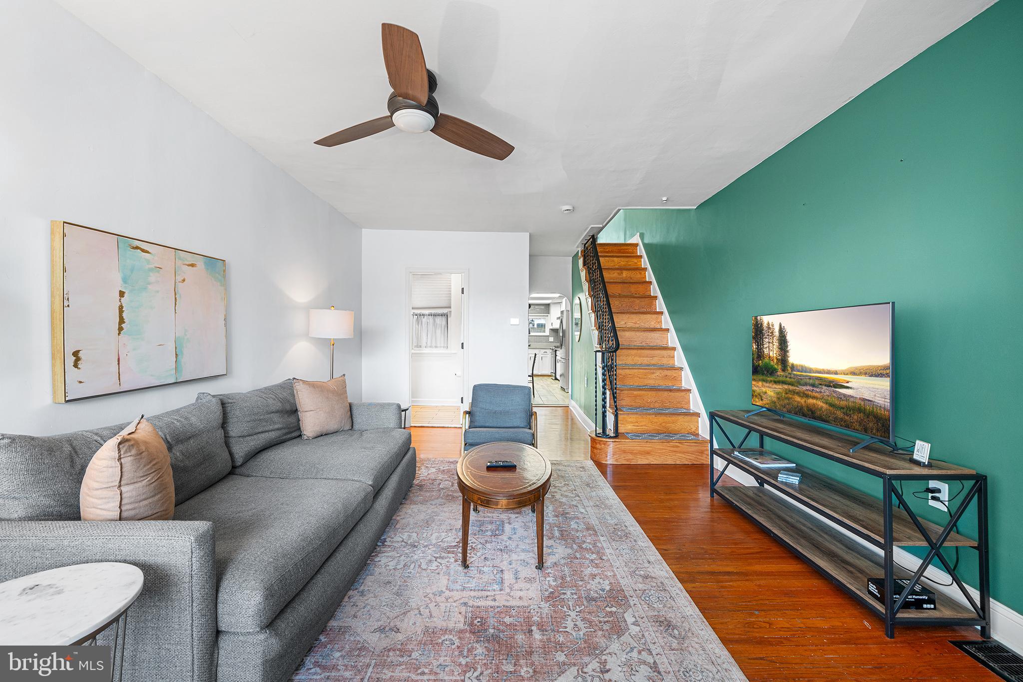 2425 Sepviva Street Philadelphia, PA 19125 - Photo 5 of 34 a living room with furniture and a flat screen tv