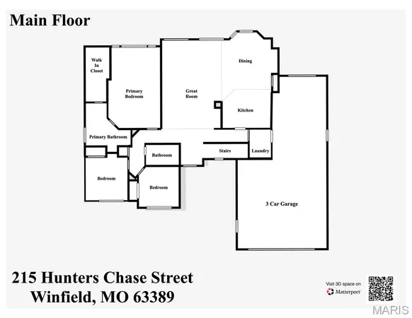 $340,000 | 215 Hunters Chase Street, Winfield, MO 63389
