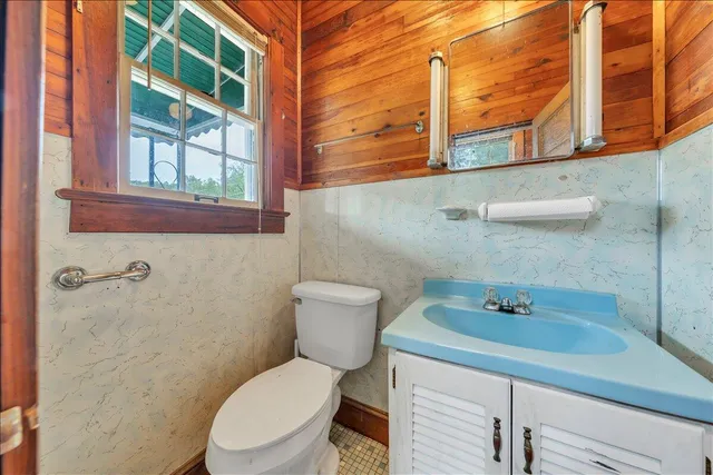 a bathroom with a sink and a tub