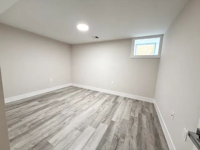 wooden floor in a room