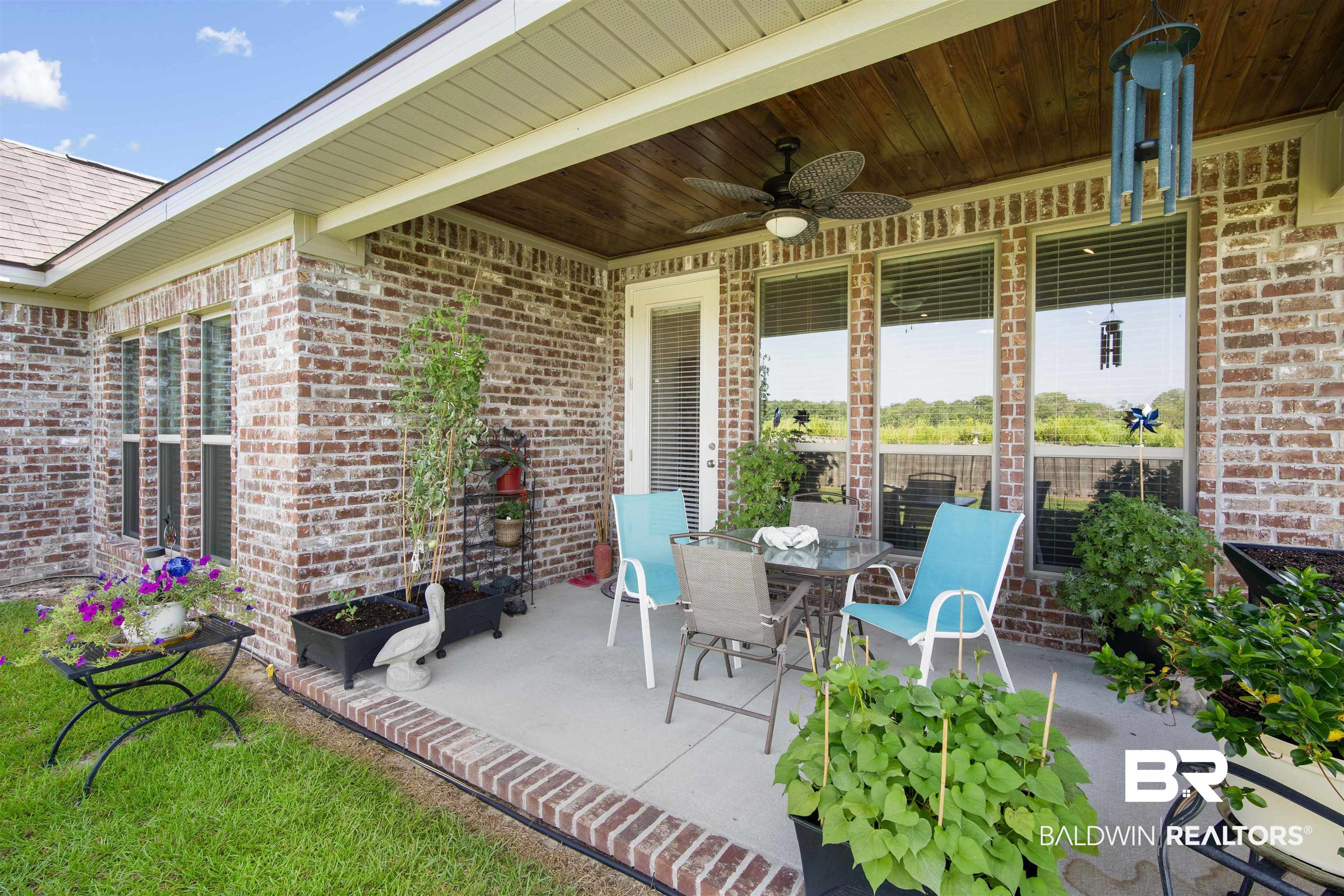 969 Charleston Loop Fairhope, AL 36532 - Photo 28 of 30 View of patio featuring ceiling fan