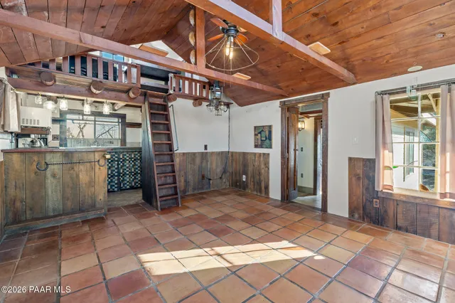 a view of terrace with seating space