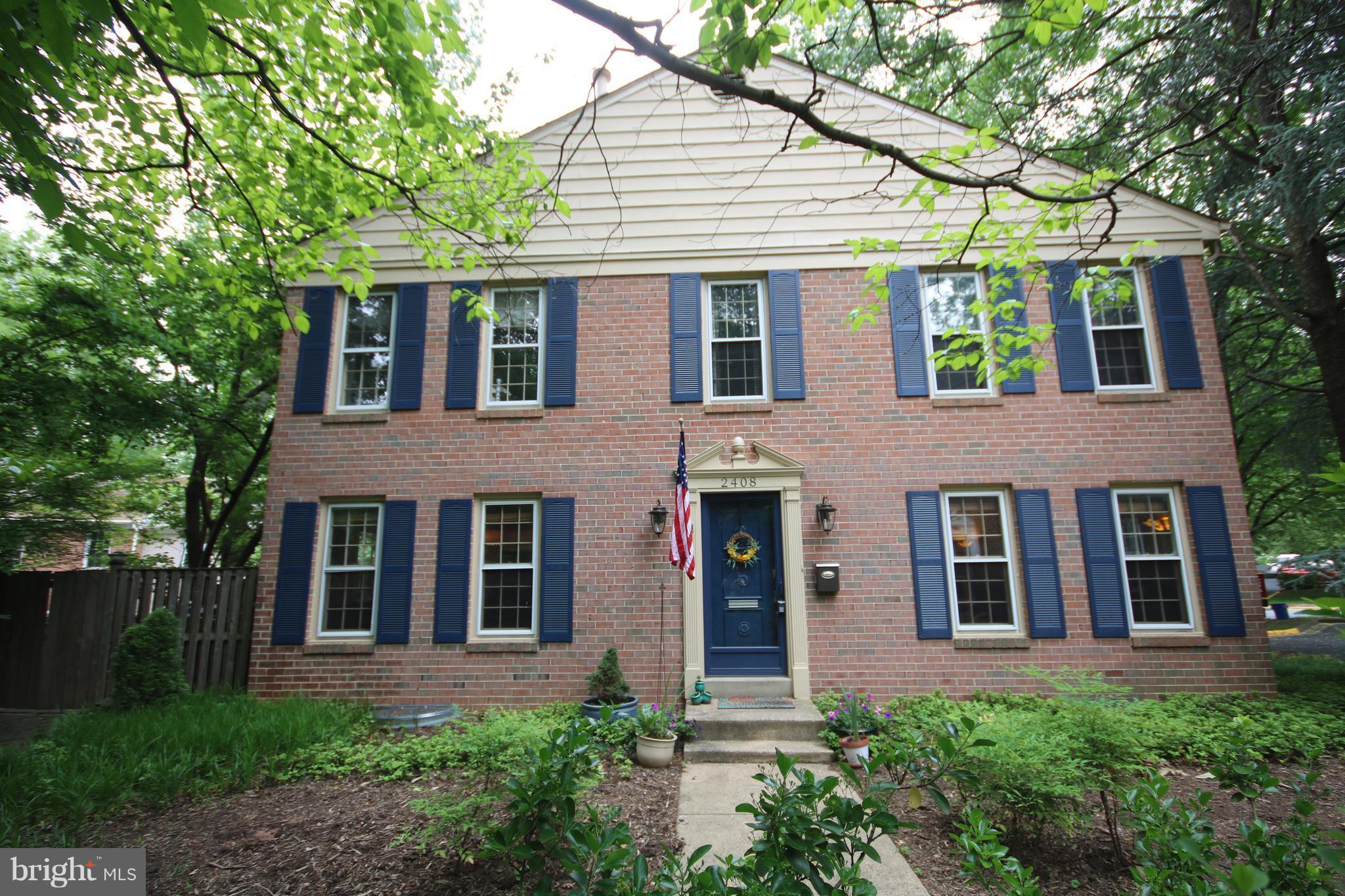 2408 Albot Road Reston, VA 20191 - Photo 1 of 29 Brick front end unit opens to serene common area