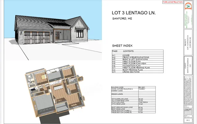 $664,900 | Lot 3 Lentago Lane, Sanford, ME 04073