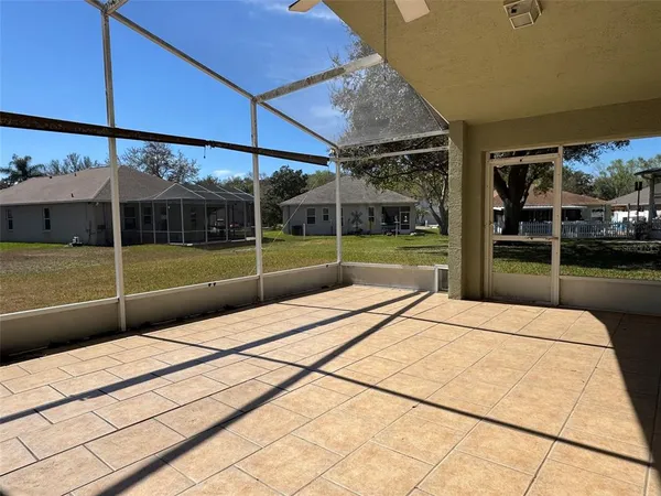 a view of a backyard of a house