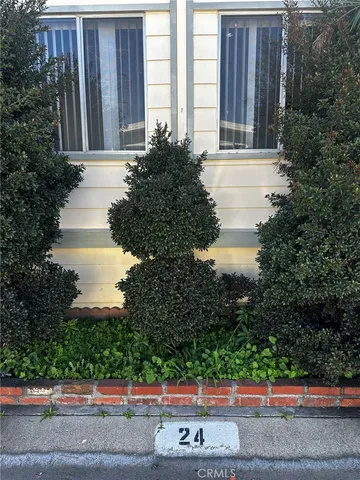 a view of a house with a yard and large tree and wooden fence