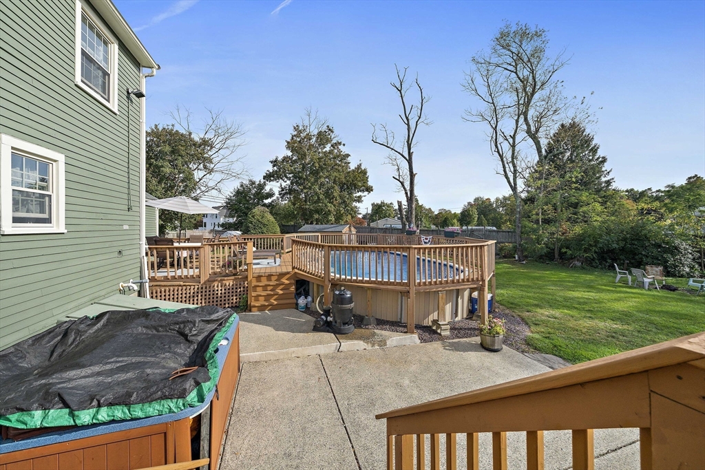 164 Hancock Street Abington, MA 02351 - Photo 30 of 42 a view of a house with backyard and sitting area