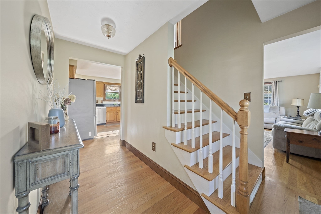 164 Hancock Street Abington, MA 02351 - Photo 3 of 42 a view of an entryway with wooden floor