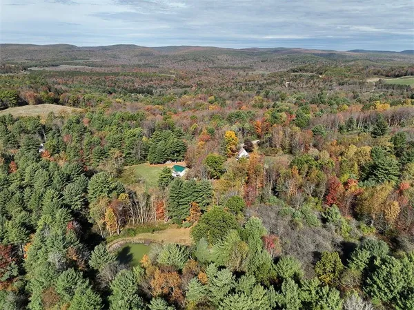 a view of a mountain in the distance