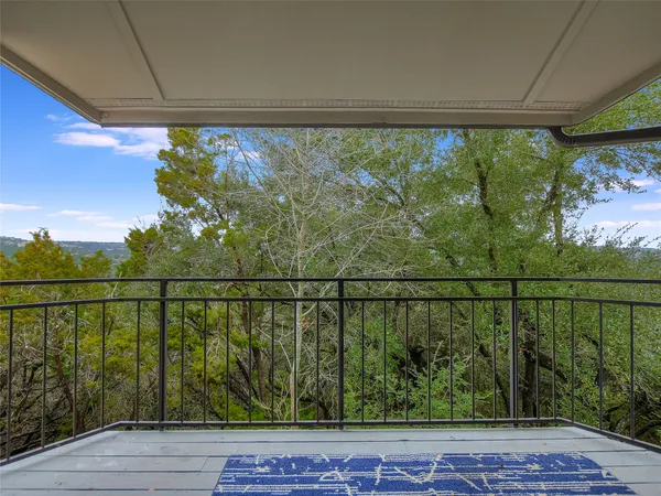 a view of a balcony