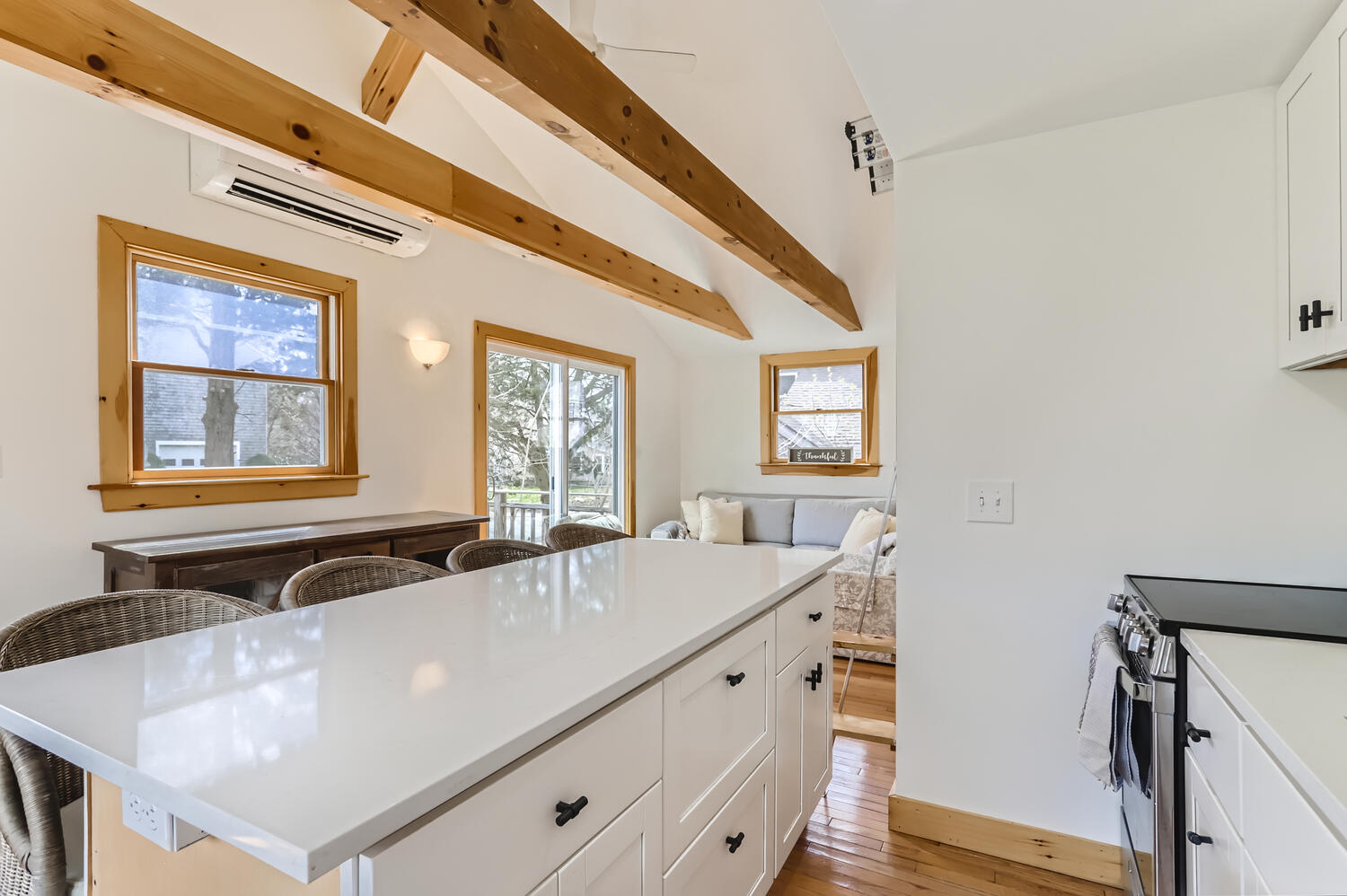 95 Summer Street Vineyard Haven, MA 02568 - Photo 11 of 23 a view of a bedroom with a bed and a window