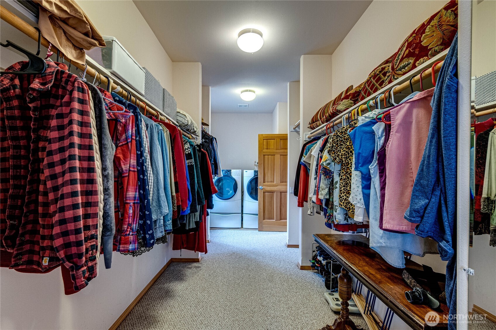 273 Harbor Heights Road Port Angeles, WA 98362 - Photo 28 of 40 a view of walk in closet with clothes and shoes