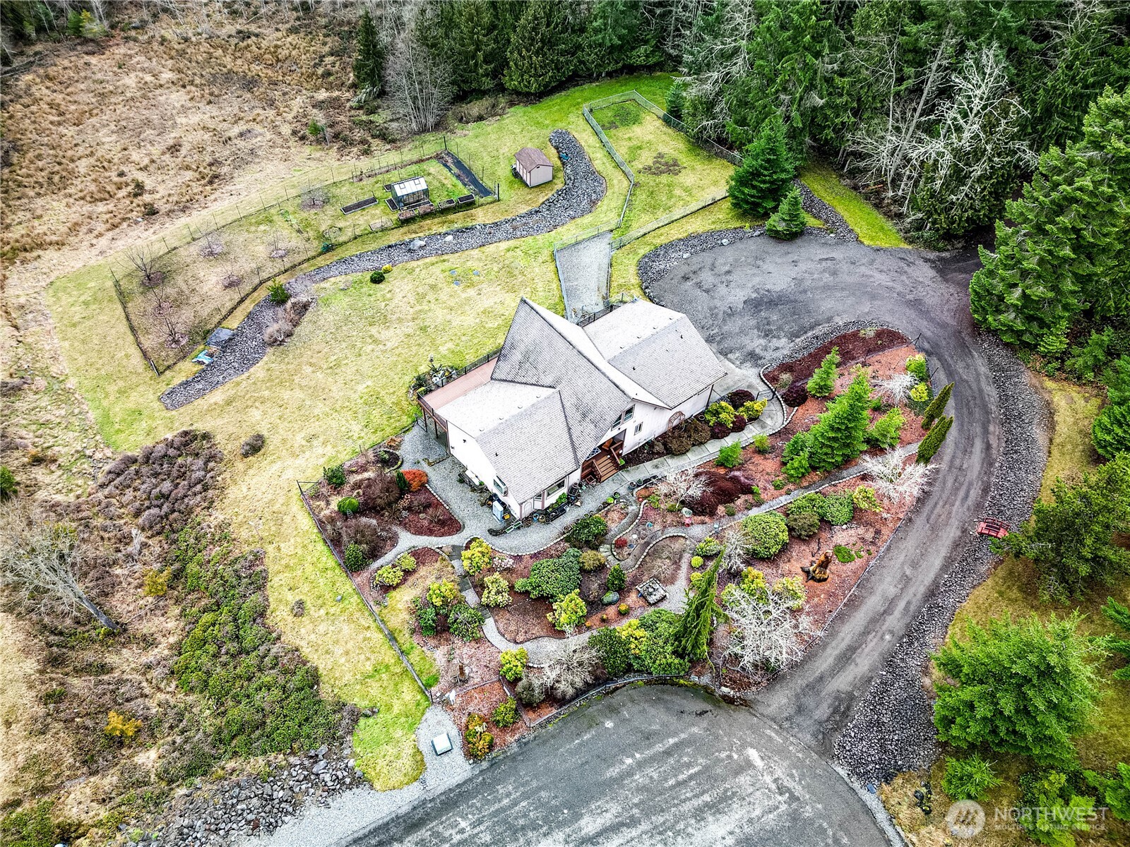 273 Harbor Heights Road Port Angeles, WA 98362 - Photo 38 of 40 a view of an outdoor space with garden