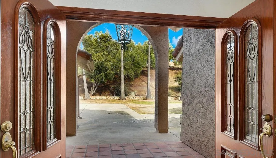 14525 Millards Ranch Lane Poway, CA 92064 - Photo 4 of 29 a view of a entryway door front of a house