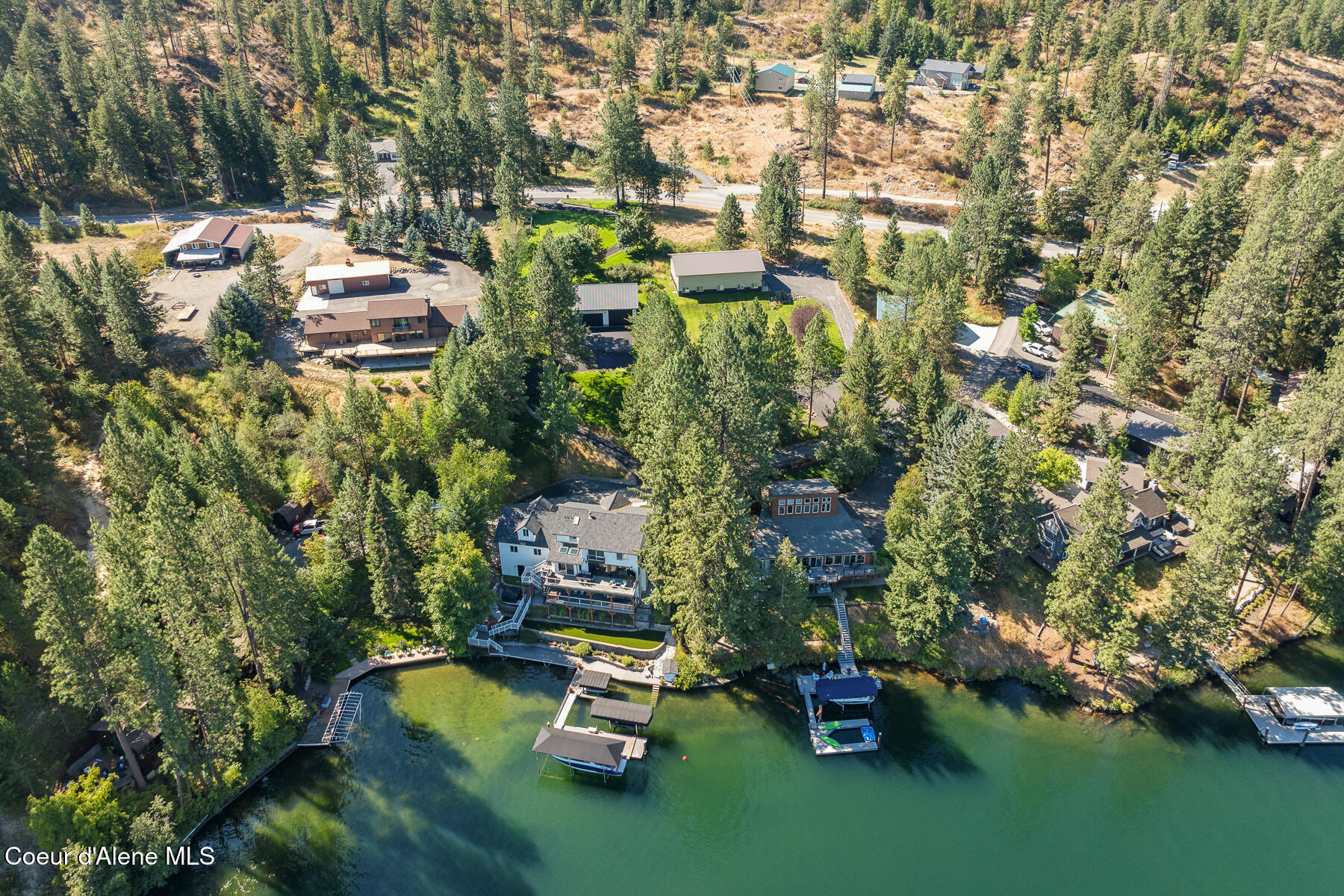 7265 West Otter Bay Road Coeur D'Alene, ID 83814 - Photo 81 of 83 Aerial_7265WOtterBayRd-6