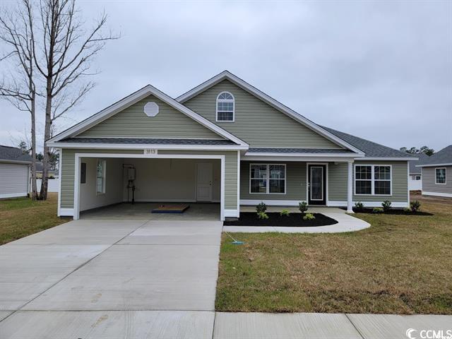 1170 Justice Loop Loris, SC 29569 - Photo 2 of 2 View of front of house with an attached garage, a