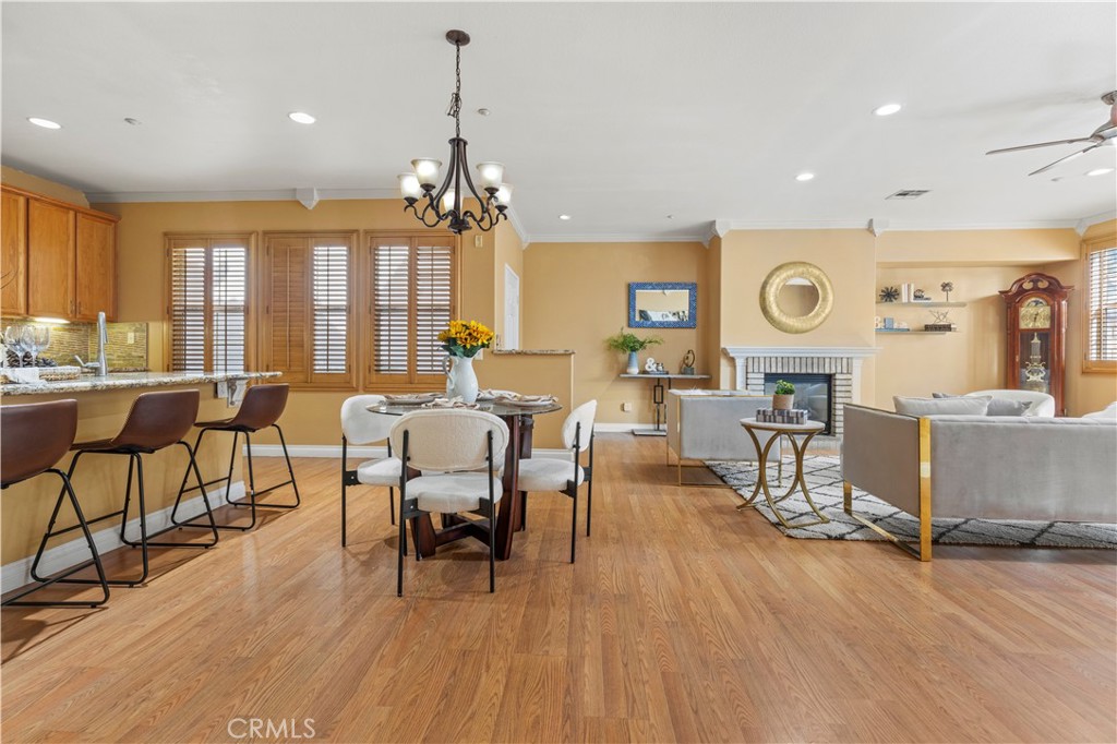 11450 Church Street, Unit 23 Rancho Cucamonga, CA 91730 - Photo 18 of 44 a view of a dining room with furniture window and outside view