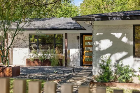 a view of a house with a patio
