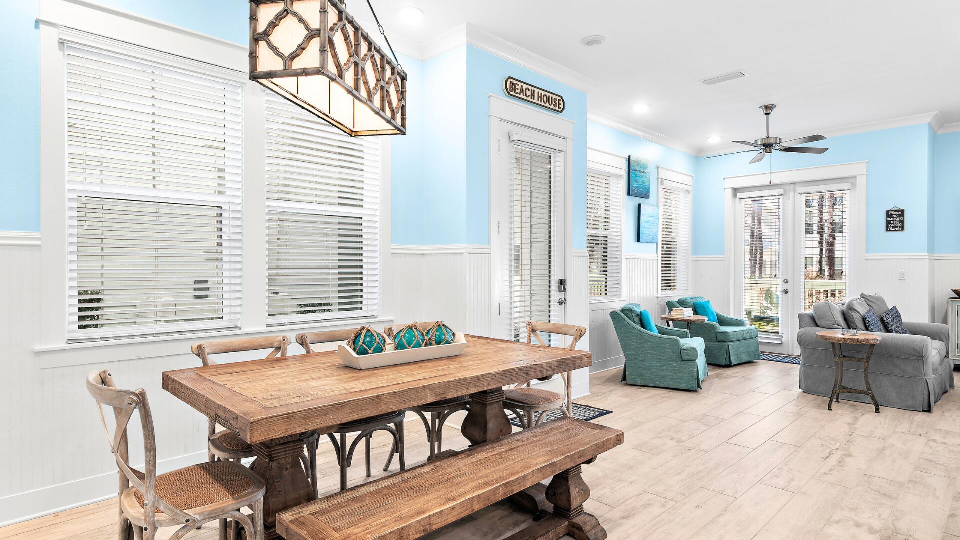 53 East E Pine, Unit A Inlet Beach, FL 32461 - Photo 14 of 59 a dining room with furniture and window