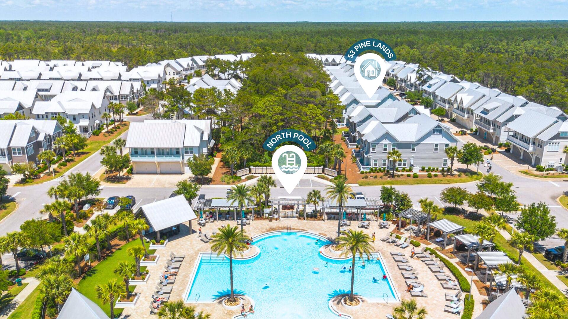 53 East E Pine, Unit A Inlet Beach, FL 32461 - Photo 35 of 59 a picture of houses with outdoor space