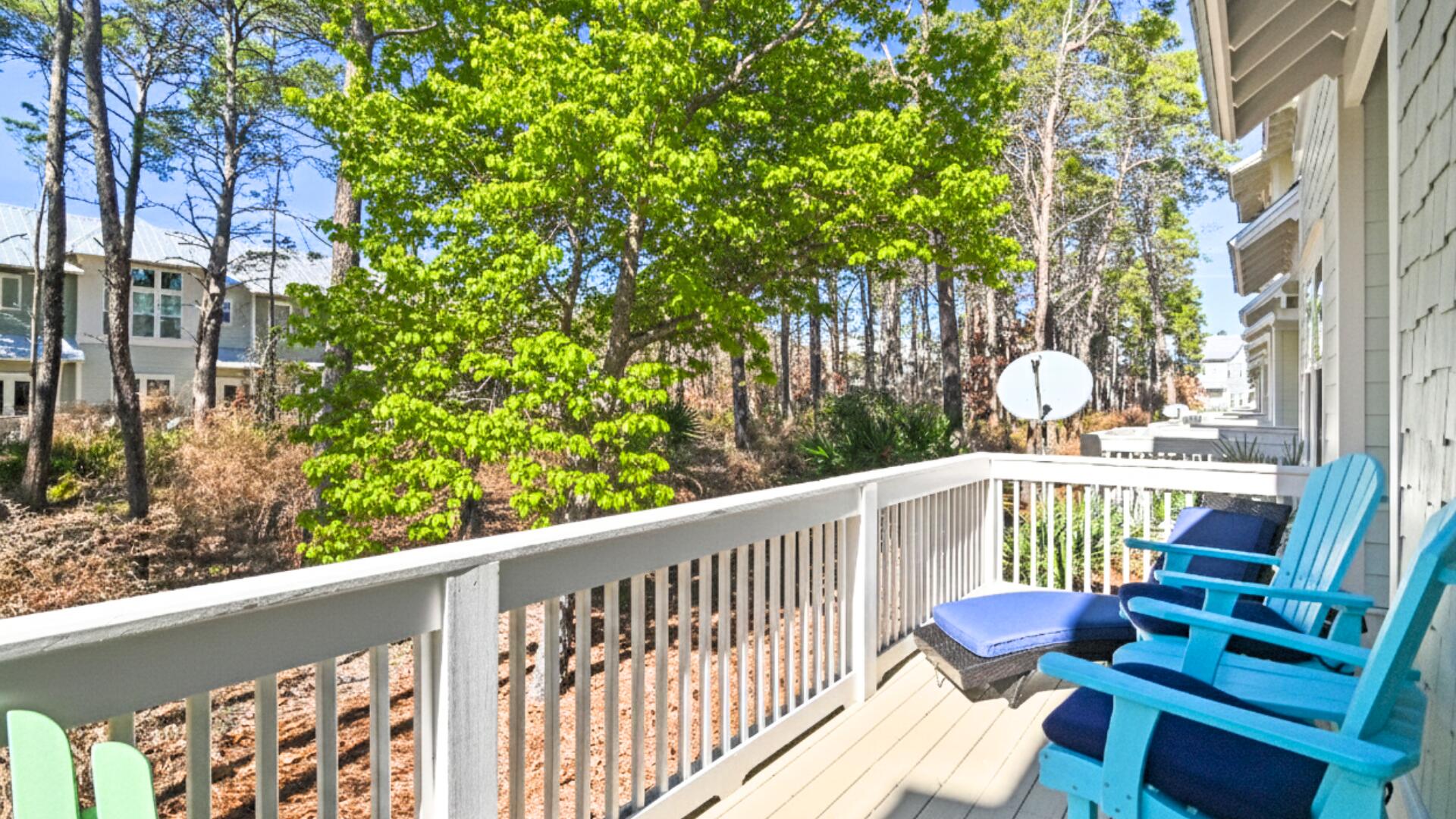 53 East E Pine, Unit A Inlet Beach, FL 32461 - Photo 9 of 59 a view of balcony with wooden floor
