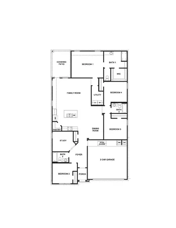 a picture of a floor plan