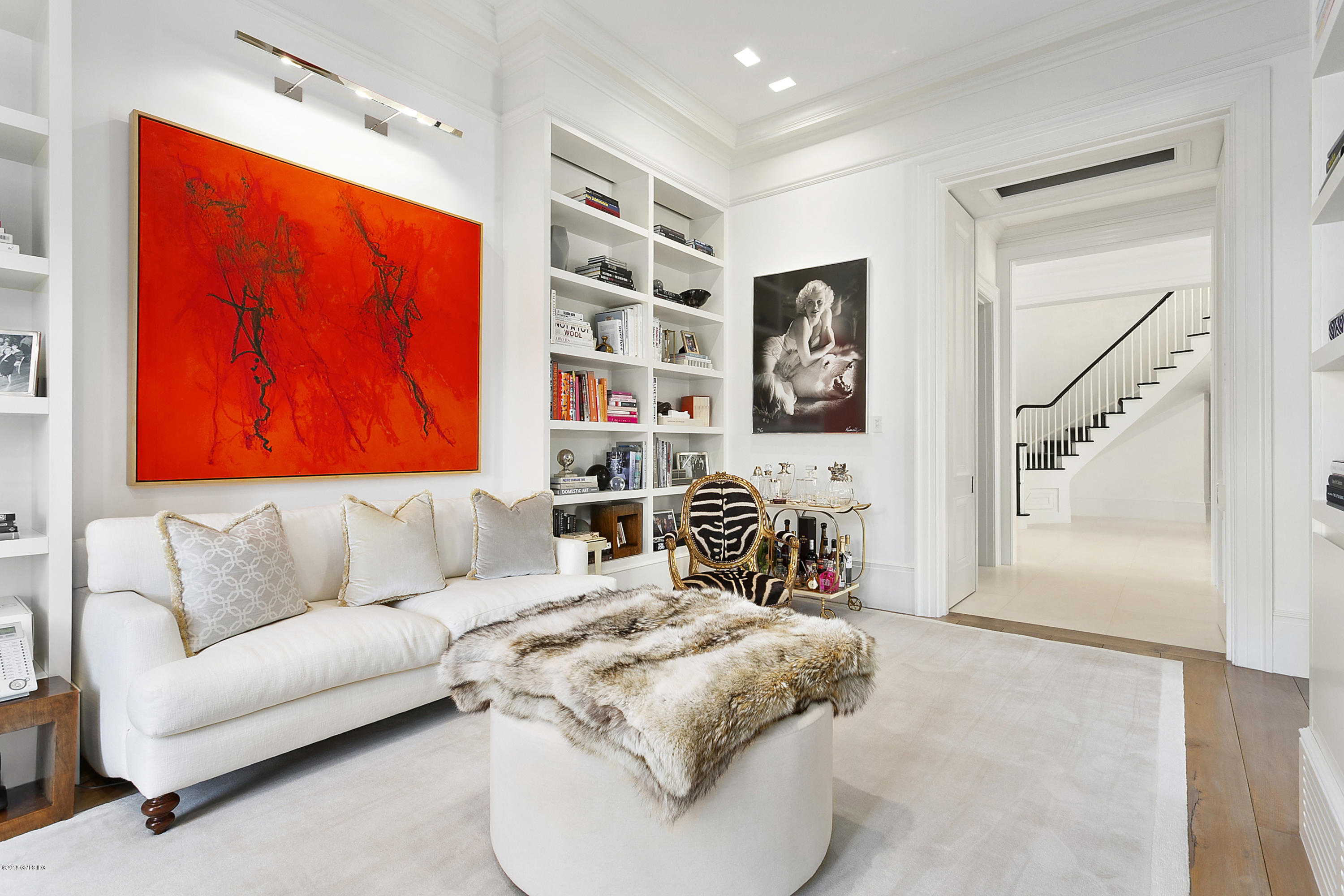 Undisclosed Address Greenwich, CT 06831 - Photo 6 of 23 a bedroom with a bed and couch