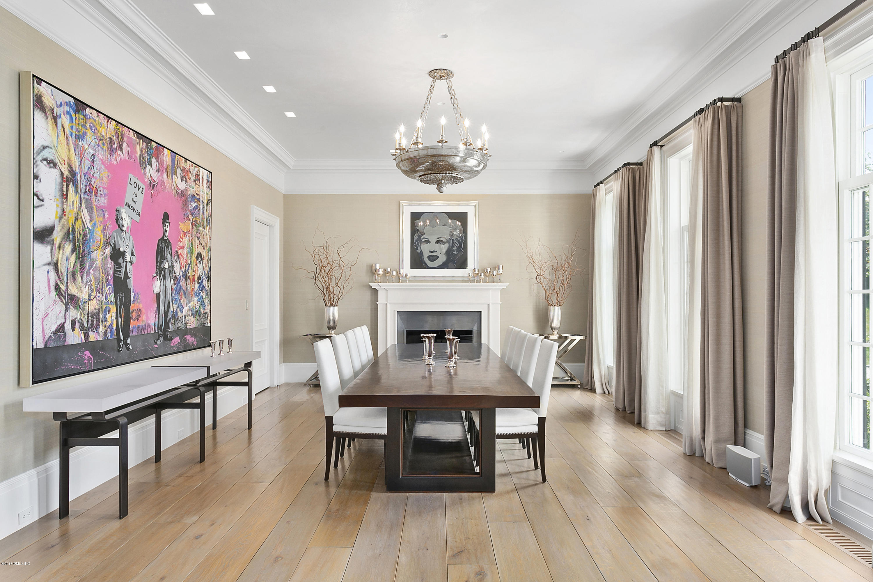 Undisclosed Address Greenwich, CT 06831 - Photo 7 of 23 a view of a a dining room with furniture window and wooden floor