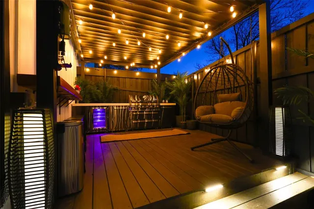 a room with furniture and a potted plant