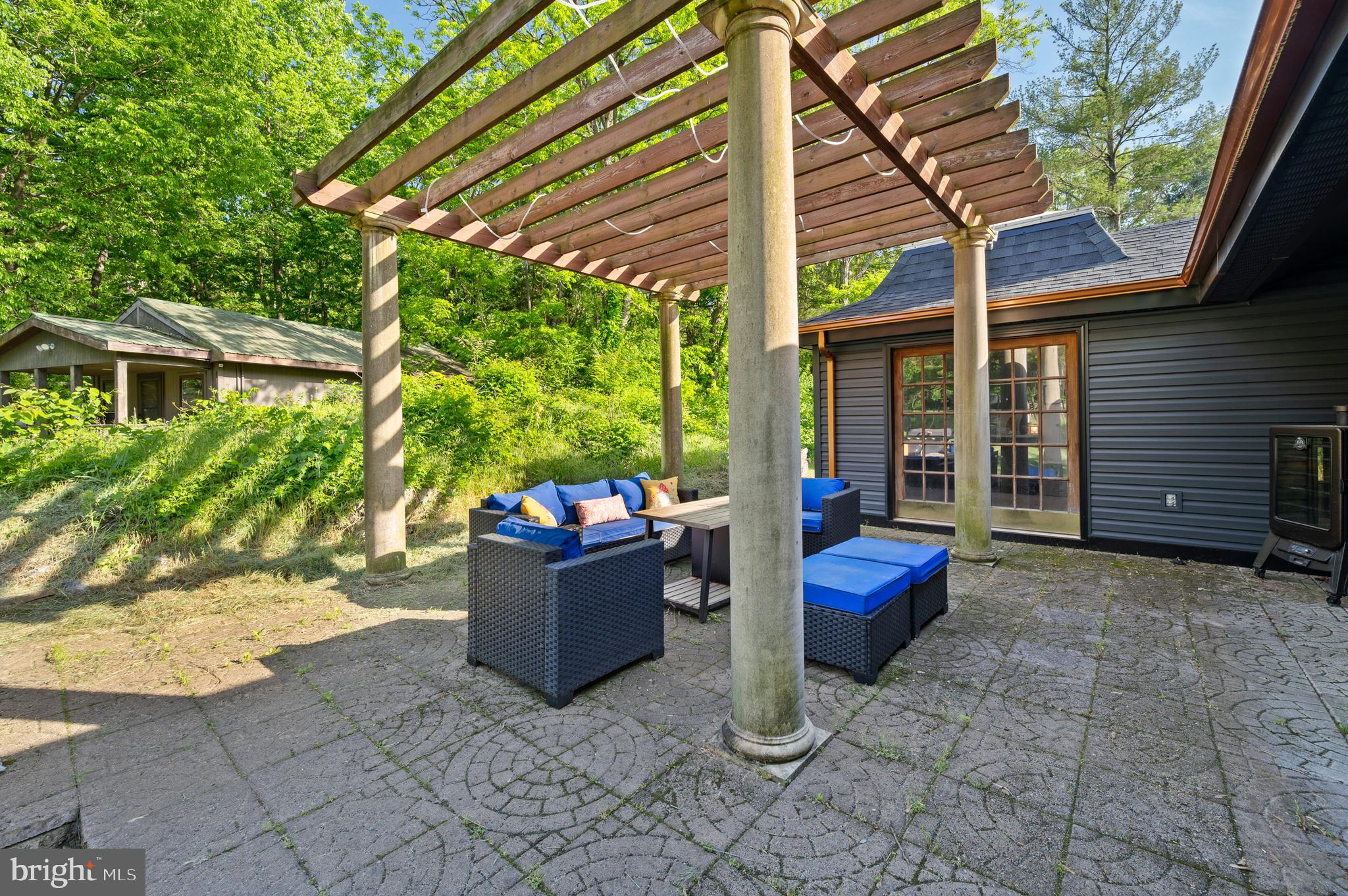 2436 Warm Springs Road Shenandoah Junction, WV 25442 - Photo 58 of 123 Patio with pergola