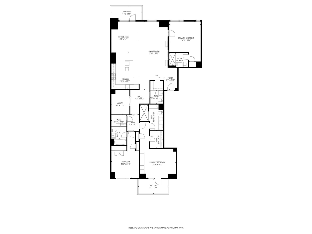 300 Pier 4 Blvd., Unit 7G Boston, MA 02210 - Photo 39 of 39 a picture of floor plan