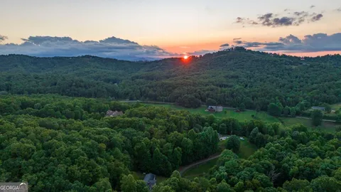 a view of backyard with green space
