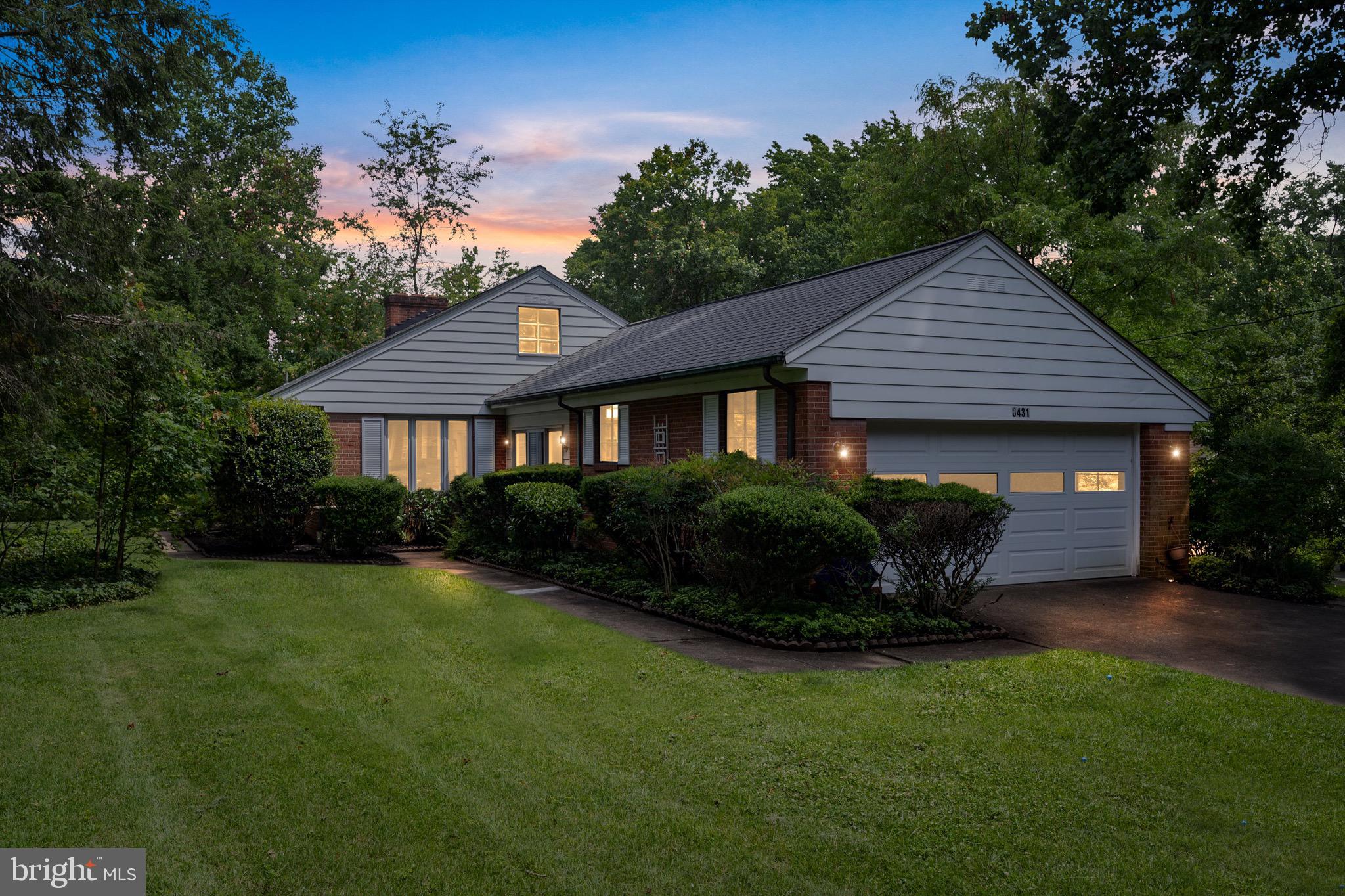 6431 Sleepy Ridge Road Falls Church, VA 22042 - Photo 1 of 63 Exterior Twilight