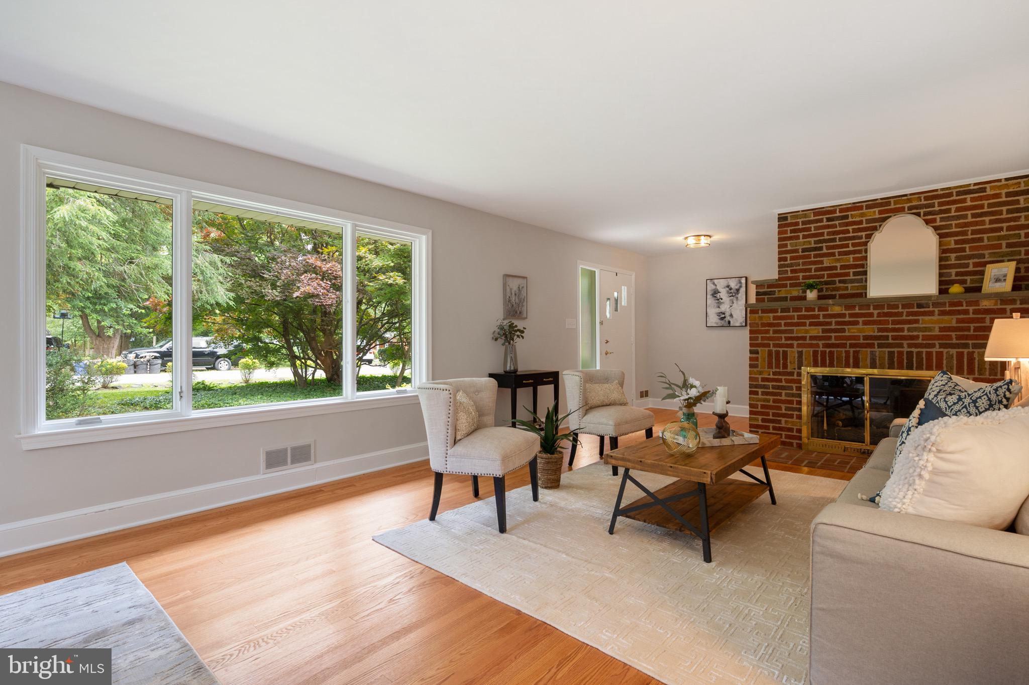 6431 Sleepy Ridge Road Falls Church, VA 22042 - Photo 11 of 63 Living Room Fireplace