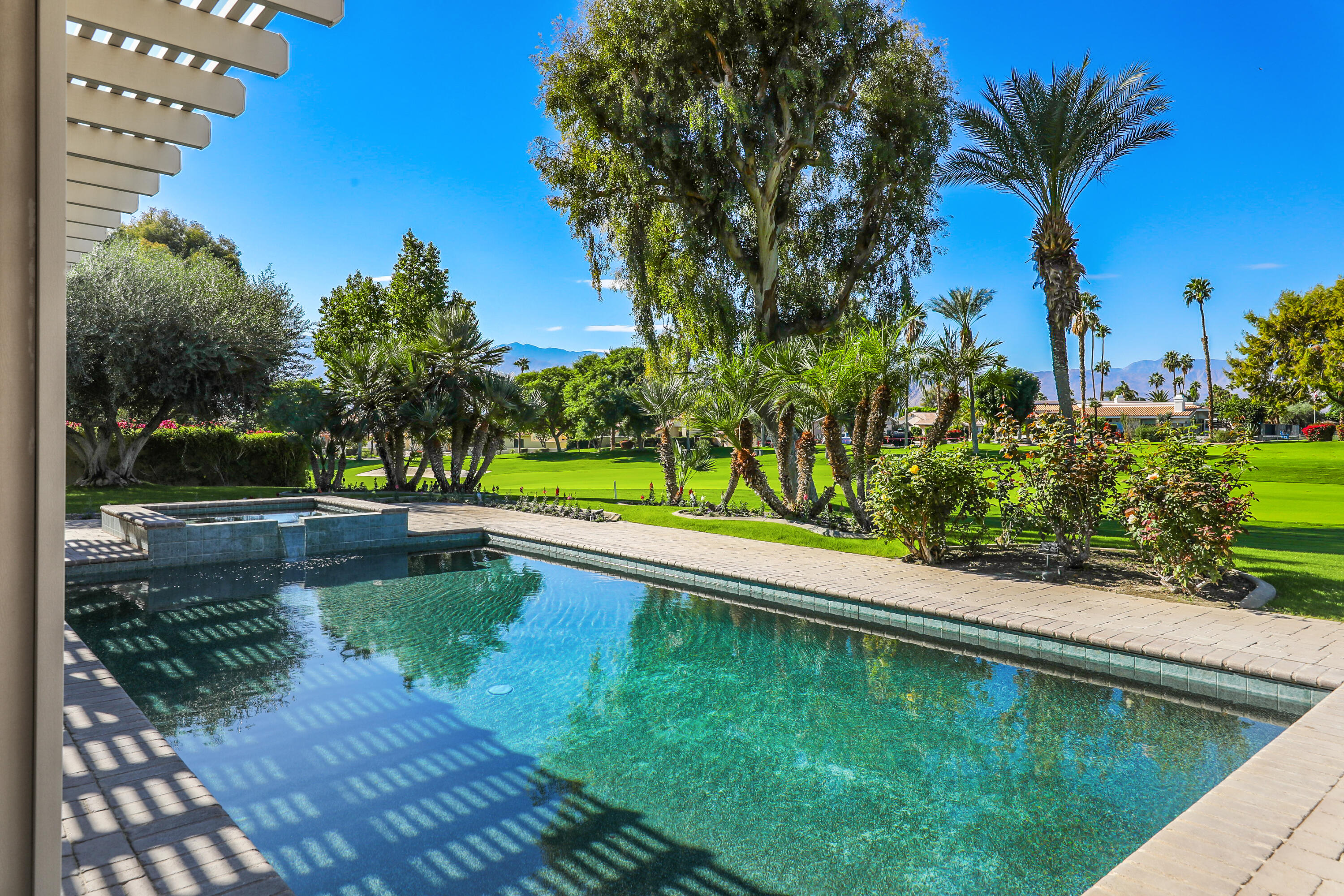 43651 Port Maria Road Bermuda Dunes, CA 92203 - Photo 34 of 46 a view of swimming pool from a lake view