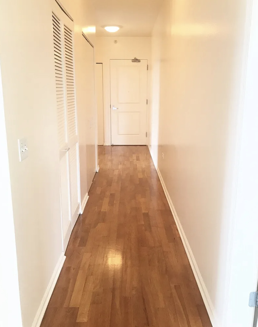 645 North Kingsbury Street, Unit 1002 Chicago, IL 60654 - Photo 5 of 11 a view of a hallway with wooden floor