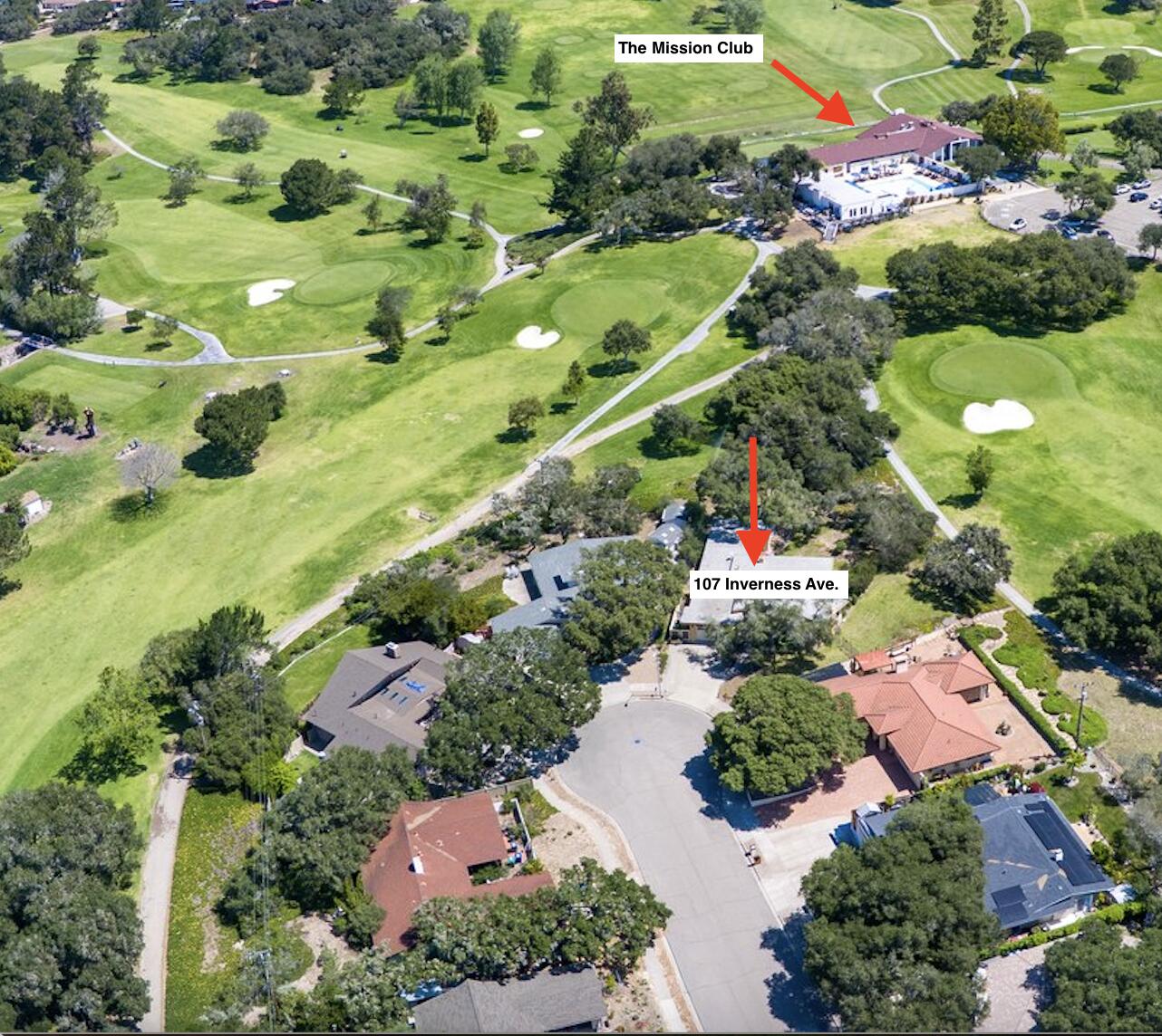 107 Inverness Avenue Lompoc, CA 93436 - Photo 3 of 39 Crop w:Mission Club and house labeled