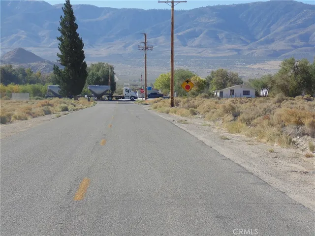 a view of a road with a road bridge
